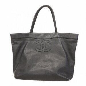 Chanel Tote Bag, Caviar Leather, Black, Women's, P2826349
